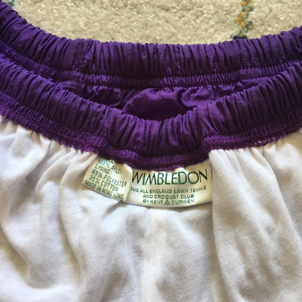 SOLD | Vintage Purple Wimbledon Tennis Shorts - Picture 3 of 6